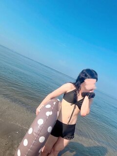 昨日の海で…♡